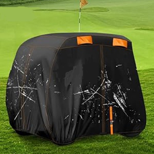 Heavy Duty 300D Oxford Waterproof Golf Cart Cover Fit Most Golf Cart Brand ATGC-5006S