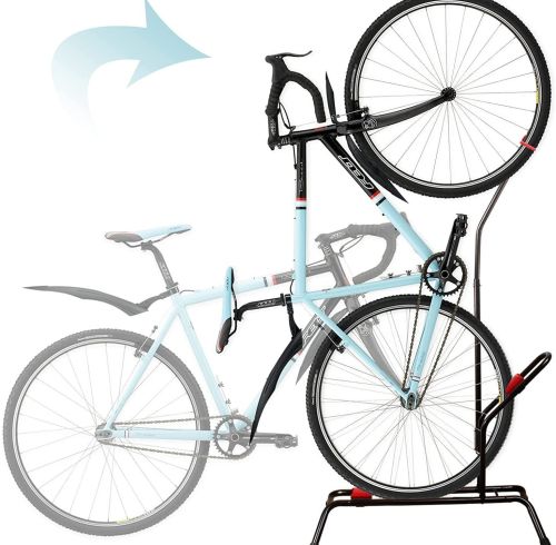 RR5681A Bike Parking Rack Stand Floor Bicycle Stand Portable Bicycle Storage Holder