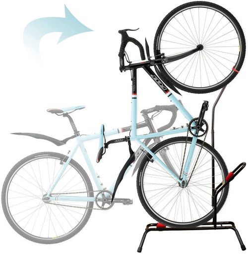 RR5681A Bike Parking Rack Stand Floor Bicycle Stand Portable Bicycle Storage Holder