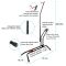 RR5681A Bike Parking Rack Stand Floor Bicycle Stand Portable Bicycle Storage Holder