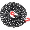 5/16 Inch x 20 Foot G80 Transport Binder Chain Safety/Binder Chain with Clevis Grab Hooks 4,900 lbs Safe Working Load Logging Chain for Transporting Towing Tie Down Binding Equipment