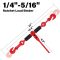 G80 Log Chain Wll 7100 lbs Safe Working Load Transport Binder Chain with Clevis Grab Hooks 3/8