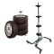 RR5009 Heavy Duty Tires Shelving & Rolling Tire Stand Organizer for Garage