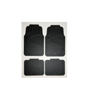 ATCM-2248 Automotive Floor Mats Heavy Duty Rubber Universal Fit Full Set Rubber PVC Car Mat