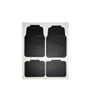 ATCM-2248 Automotive Floor Mats Heavy Duty Rubber Universal Fit Full Set Rubber PVC Car Mat