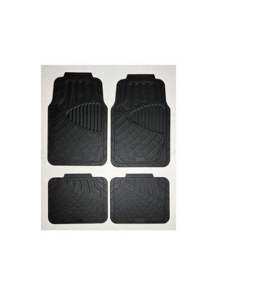 Automotive Floor Mats Heavy Duty Rubber Universal Fit Full Set ATCM-2248