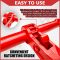 Ratchet Chain Binders 3/8'' - 1/2'' 2 Pack Load Binder with 2 Grab Hooks Tie Downs for Grade 70 Transport Chain 9200 Lbs Safe Working Load Heavy Duty Ratchet Binders for Towing