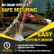 Ratchet Chain Binders 3/8'' - 1/2''  2-Pack Load Binders w/Clevis Hooks 9200 Lbs Working Load Compatible with G43 G70 G80 Chains