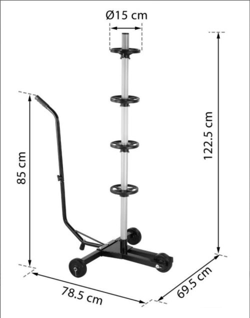 RR5011 Tire Storage Tree Without Cover