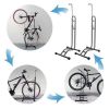 RR5648C Bike  Floor  Parking Rack Stand Adjustable Fold Bicycle Repair Rack L Shape Garage Storage Bicycle Parking Rack Bike Work Stands
