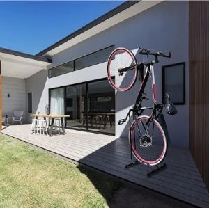 RR5648C Bike  Floor  Parking Rack Stand Adjustable Fold Bicycle Repair Rack L Shape Garage Storage Bicycle Parking Rack Bike Work Stands