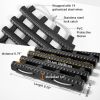 ATLI CT2102D 2PC 47.2" L Traction Tracks Mats TPR Tire Recovery Track Pad Roll Car Vehicle Tyre Traction Boards Tire Ladder Track Grabber Auto Emergency Traction