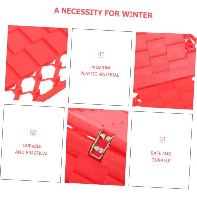 ATLI CT2101A Snow Board Van Accessories Car Mud Snow Chains Off Road Accessories Tire Traction Mat Car Traction Board Tire Ladder Track Grabber Car Tracks Mud Board Pad