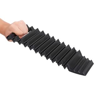 ATLI CT2106 2PCS Car Wheel Antiskid Pad, Nonslip Emergency Tire Traction Mat Plate for Snow Mud Ice Sand Universal