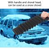 ATLI CT2106 2PCS Car Wheel Antiskid Pad, Nonslip Emergency Tire Traction Mat Plate for Snow Mud Ice Sand Universal
