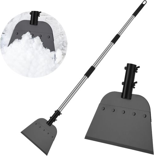 56" Snow Shovel Ice Chopper and Scraper for Clearing Snow and Ice from Driveways Walkways and Roads Also Suitable for Lawn Edging and Weeding in Gardens