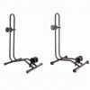 RR5648D L Shape Bicycle Floor Parking Stand Indoor Outdoor Garage Storage Gravity Bike Rack