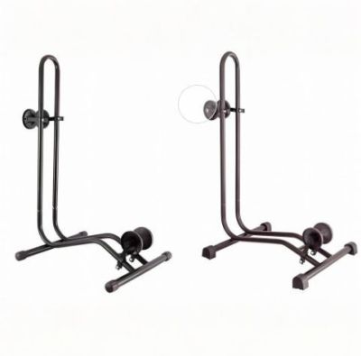 RR5648D L Shape Bicycle Floor Parking Stand Indoor Outdoor Garage Storage Gravity Bike Rack