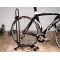 RR5648D L Shape Bicycle Floor Parking Stand Indoor Outdoor Garage Storage Gravity Bike Rack
