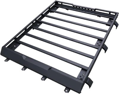 Aluminum Alloy Roof Rack Cargo Basket With Light Rooftop Carrier