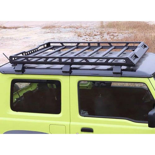 Aluminum Alloy Roof Rack Cargo Basket With Light Rooftop Carrier