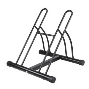 RR5655 Durable Steel Bike Rack Standing Parking Garage Storage Floor Stand Bicycle Double Rack