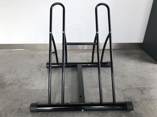 RR5655 Durable Steel Bike Rack Standing Parking Garage Storage Floor Stand Bicycle Double Rack