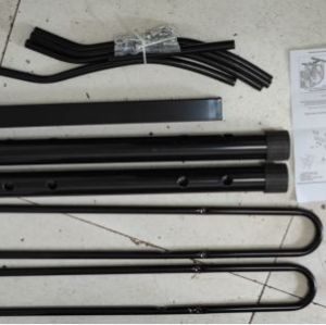 RR5655 Durable Steel Bike Rack Standing Parking Garage Storage Floor Stand Bicycle Double Rack