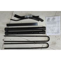 RR5655 Durable Steel Bike Rack Standing Parking Garage Storage Floor Stand Bicycle Double Rack