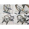 RR5655 Durable Steel Bike Rack Standing Parking Garage Storage Floor Stand Bicycle Double Rack