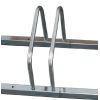 RR5657N2 Outdoor Bike Rack Floor Bicycle Parking Stand Low Profile Steel Bike Rack Adjustable Parking Rack