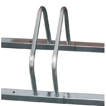 RR5657N2 Outdoor Bike Rack Floor Bicycle Parking Stand Low Profile Steel Bike Rack Adjustable Parking Rack