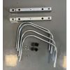 RR5657N2 Outdoor Bike Rack Floor Bicycle Parking Stand Low Profile Steel Bike Rack Adjustable Parking Rack