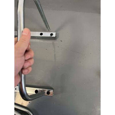 RR5657N2 Outdoor Bike Rack Floor Bicycle Parking Stand Low Profile Steel Bike Rack Adjustable Parking Rack