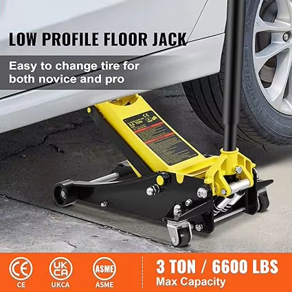 AtliFix 3 ton low profile Double plunger Floor jacks car lifting car jacks hydraulic floor jack 3 ton trolley jack