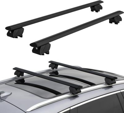 RR1226 Lockable Aluminum Cargo Rooftop Crossbars Set