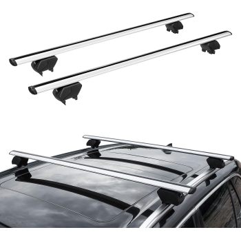 RR1226 Lockable Aluminum Cargo Rooftop Crossbars Set