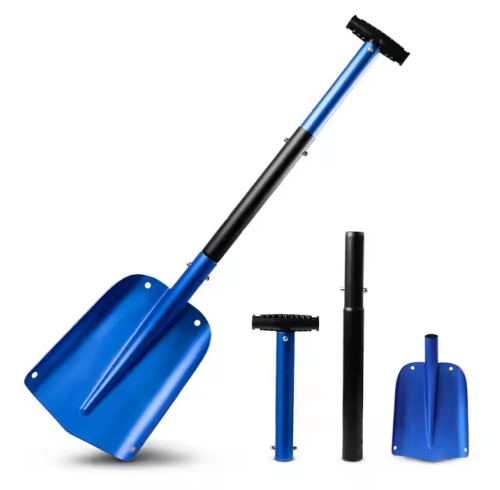 ATLI AT-1505K Snow Shovel for Car, 32" Lightweight Aluminum Car Snow Shovel, Detachable 3-Piece Foldable Shovel