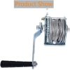 600lbs Capacity Heavy Duty Hand Winch Crank Strap Gear Winch Manual Operated Two-Way Ratchet ATV Boat Trailer Marine