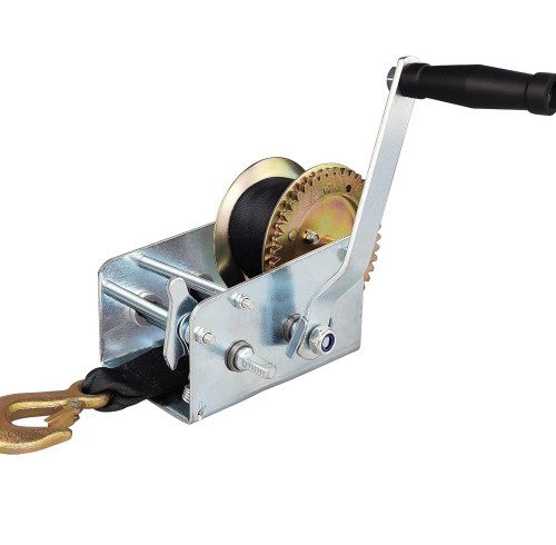 3000LBS Capacity Heavy Duty Steel Marine Towing Winch,Durable Gears Resist Wear & Tear Fit for Towing Pulling Boat Trailer Truck RV ATV Jet Ski Winch