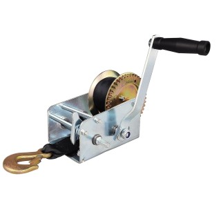 3000LBS Capacity Heavy Duty Steel Marine Towing Winch,Durable Gears Resist Wear & Tear Fit for Towing Pulling Boat Trailer Truck RV ATV Jet Ski Winch
