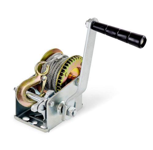 Heavy Duty 600 Pound Manual Two Way Ratchet 26.2 Ft Long Wire Winch Hand  Boat Winch Hand Pulley Crank Handwinch Pulley Hand Crank Hand Winch Small Hand Winch