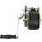 2500lbs Hand Winch Heavy Duty Boat Trailer Winch Two-way Ratchet Gear Manual Winch Hand Crank Crane Weight Pulling for ATV Truck Towing Rope Winch