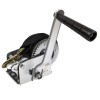 1200lbs Hand Winch Heavy Duty Boat Trailer Winch Two-way Ratchet Gear Manual Winch Hand Crank Crane Weight Pulling for ATV Truck Towing Rope Winch