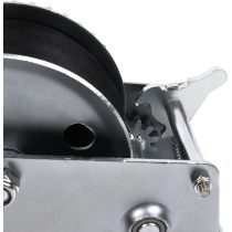 1200lbs Hand Winch Heavy Duty Boat Trailer Winch Two-way Ratchet Gear Manual Winch Hand Crank Crane Weight Pulling for ATV Truck Towing Rope Winch