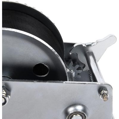 1200lbs Hand Winch Heavy Duty Boat Trailer Winch Two-way Ratchet Gear Manual Winch Hand Crank Crane Weight Pulling for ATV Truck Towing Rope Winch