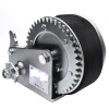 1200lbs Hand Winch Heavy Duty Boat Trailer Winch Two-way Ratchet Gear Manual Winch Hand Crank Crane Weight Pulling for ATV Truck Towing Rope Winch