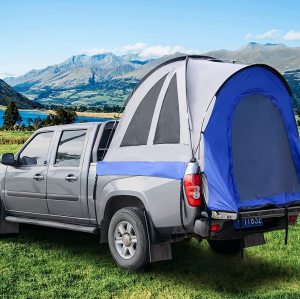 RR3510 Outdoor Waterproof Double Layer Truck Bed Tent for Camping with Floor