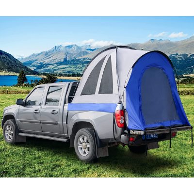 RR3510 Outdoor Waterproof Double Layer Truck Bed Tent for Camping with Floor