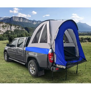 RR3510 Outdoor Waterproof Double Layer Truck Bed Tent for Camping with Floor